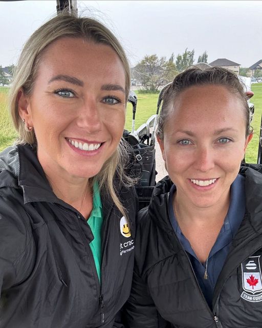 Em and Rach at the Aly Jenkins Memorial Golf Tournament this weekened in Saskatoon.